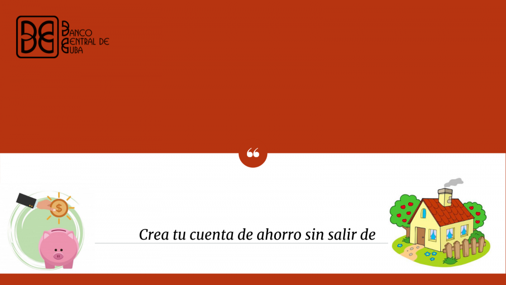 Imagen relacionada con la noticia :Ofrece Bandec posibilidad de abrir cuenta de ahorro desde casa 